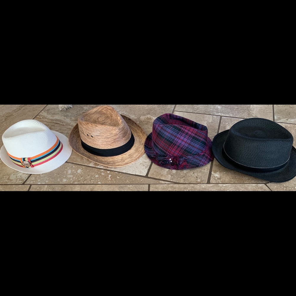 Fedora hats - Four colors